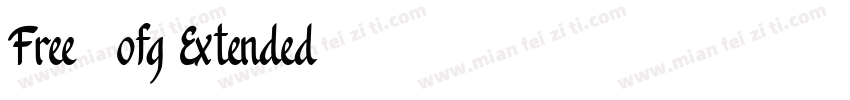 Free 3 ofg Extended字体转换